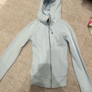 Lululemon full zip fitted scuba hoodie